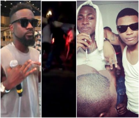 Sarkodie reportedly attacked in violent fight between Davido and Wizkid’s crew in Dubai (Photos/video)